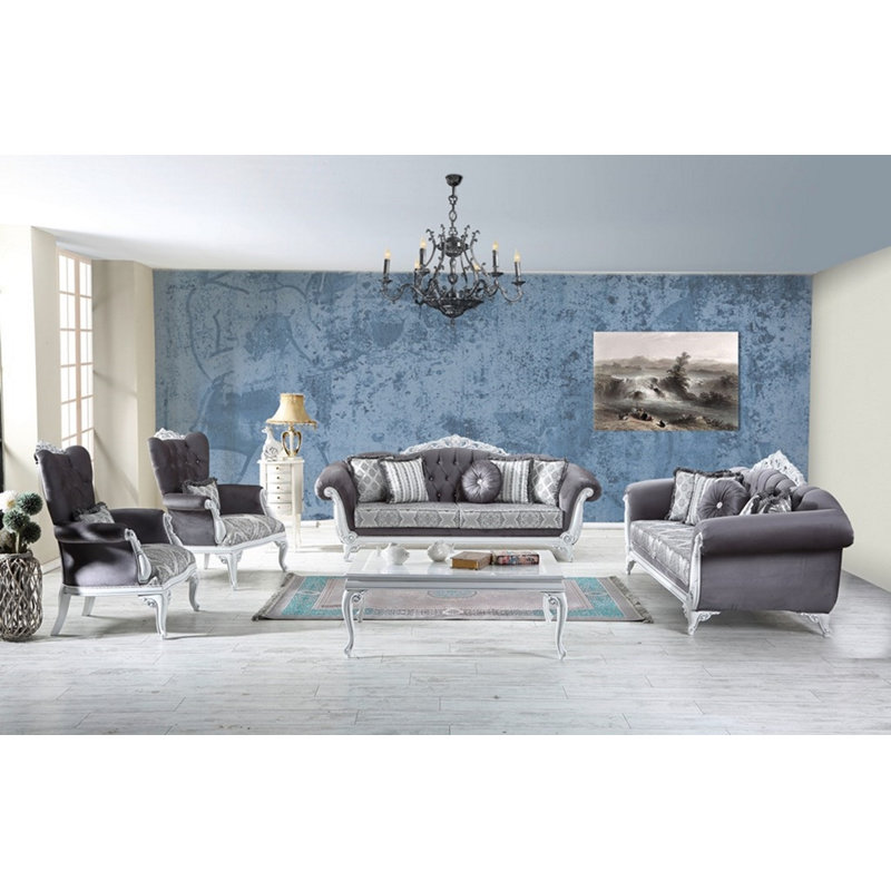 Rosdorf Park Hoopes 4 Piece Standard Living Room Set Wayfair