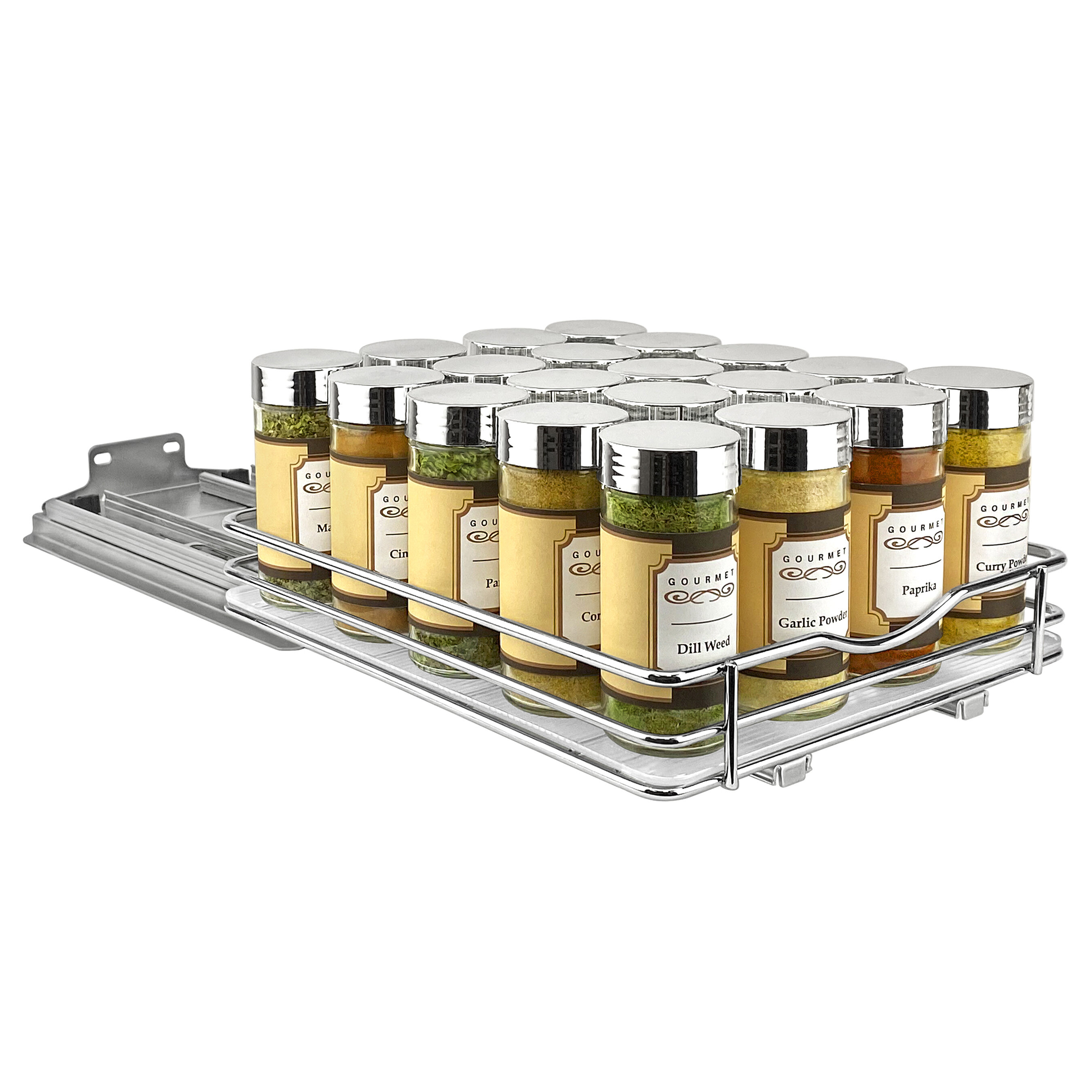 Lynk Professional Slide Out Upper 20 Jar Spice Rack Wayfair