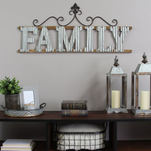 Metal Family Sign Wayfair Family Sign Wall Décor