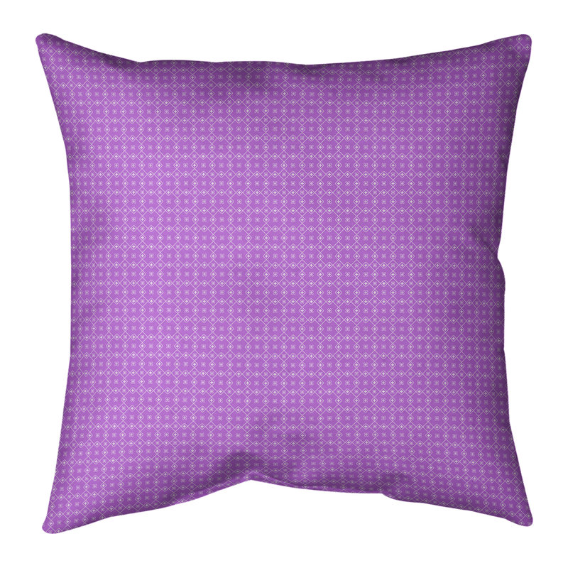 East Urban Home Katelyn Elizabeth Doily Faux Suede Throw Pillow