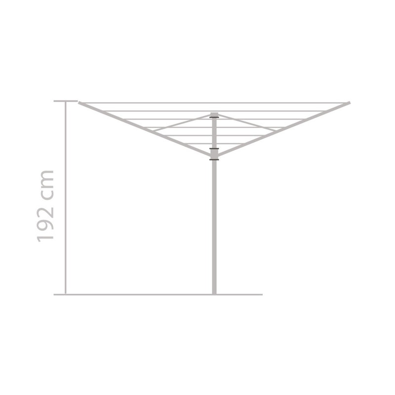 Brabantia Rotary Top With Metal Ground Spike Drying Rack Reviews