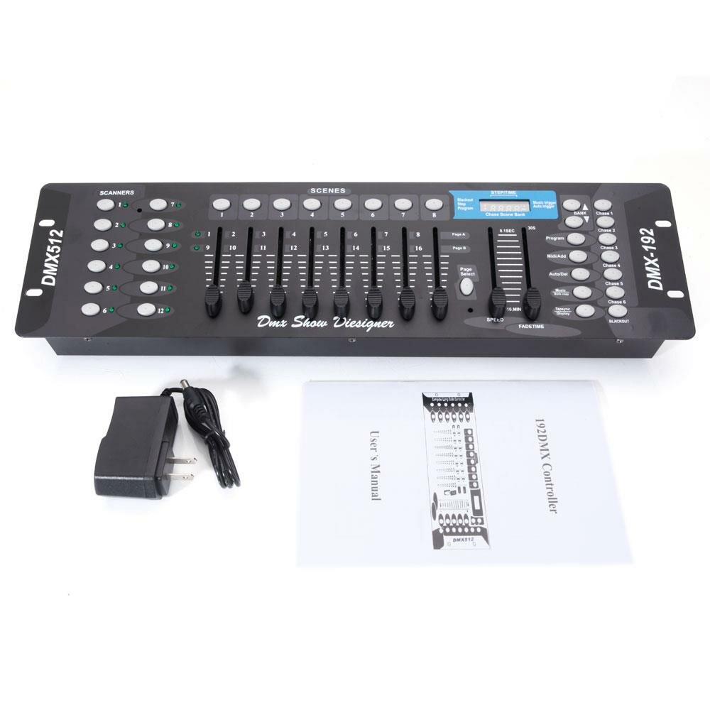 The Party Aisle Dmx 512 192 Channel Operator Console Controller For Stage Dj Party Lighting Lamp Wayfair