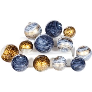 small decorative glass balls