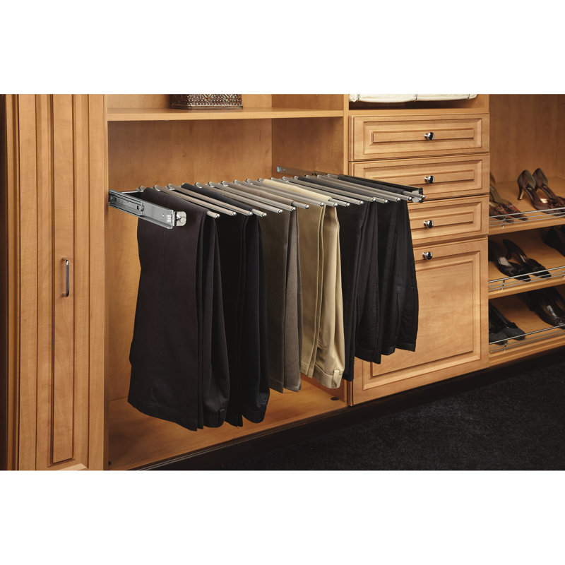 Rev A Shelf Pull Out Pants Rack With Full Extension Slide Reviews Pull Out Pants Rack With Full Extension Slide
