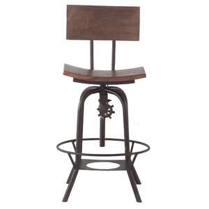 Adjustable Swivel Bar Stool