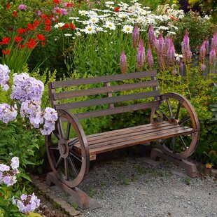 wagon garden bench