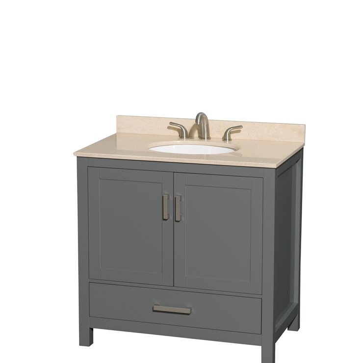 Wyndham Collection Sheffield 36 Single Bathroom Vanity Set Reviews Wayfair