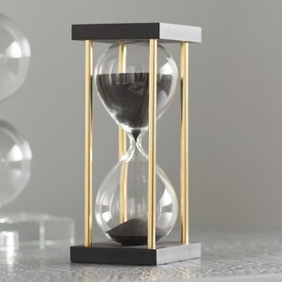 shimmering sand hourglass