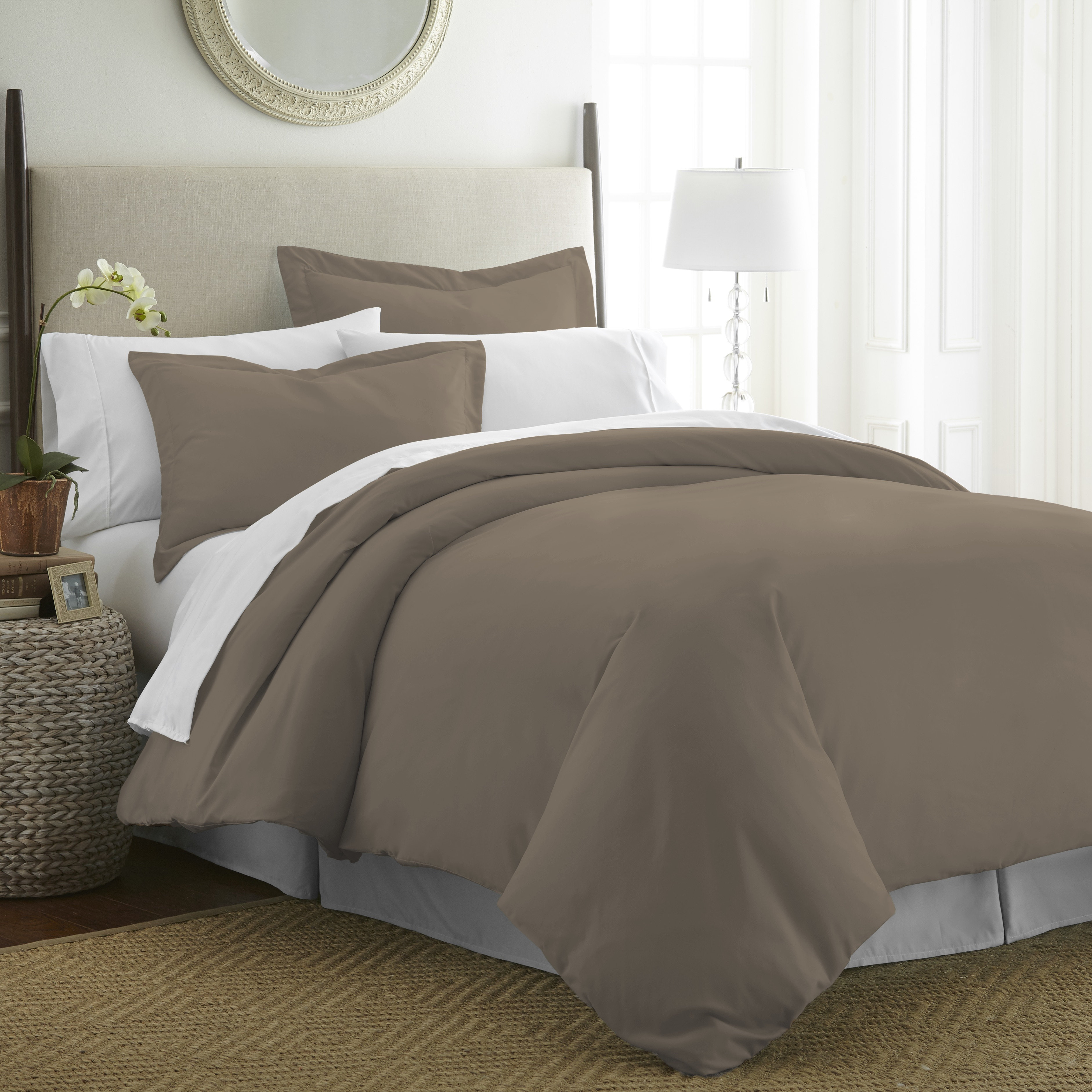 Modern Tree Duvet Set Contemporary Blue Bedroom Bedding Bed Cover Shams 3pc NEW