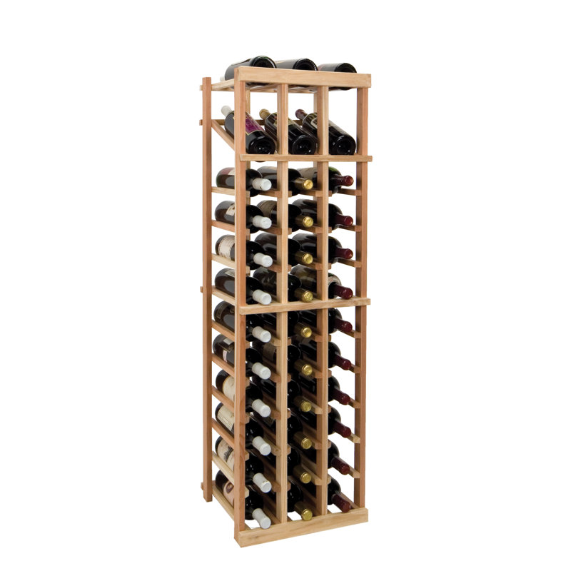 Symple Stuff Florian 36 Bottle Floor Wine Bottle Rack Wayfair