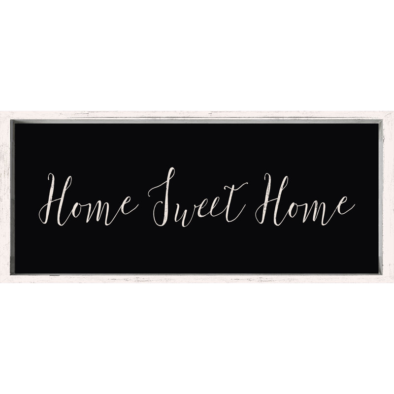 Winston Porter Home Sweet Home Framed Wall Décor | Wayfair