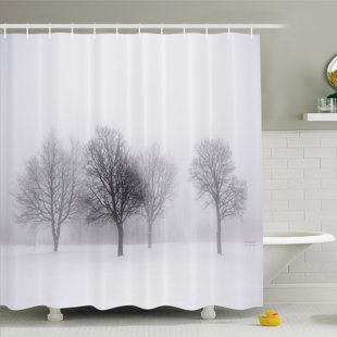 Winter Scene Shower Curtain Wayfair Ca