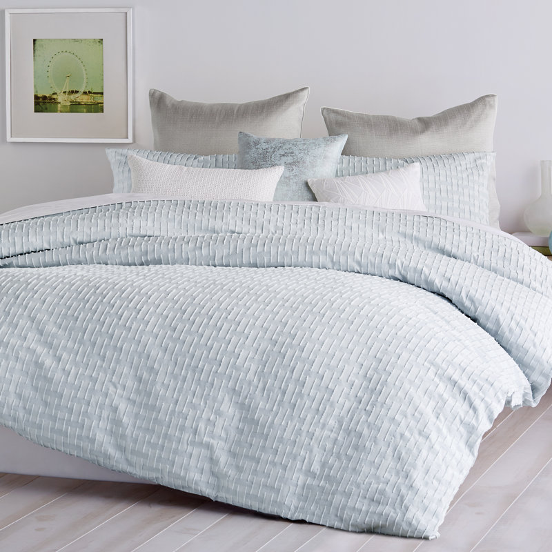Dkny Refresh Geometric Cotton Duvet Cover Reviews Wayfair