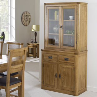 Oak Display Shelf Wayfair Co Uk Elizabethville Solid Oak Display Cabinet