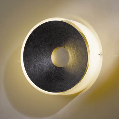 Oculus 1 Light Flush Mount Hubbardton Forge Finish Translucent