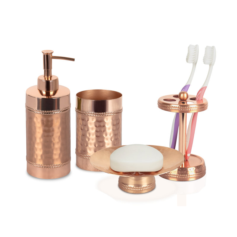 Rosdorf Park Nikolas Copper Hammered 4 Piece Bathroom Accessory Set Reviews Wayfair Ca Find beautifully designed copper soap dispenser on alibaba.com in a variety of technologies, shapes, sizes and colors.
