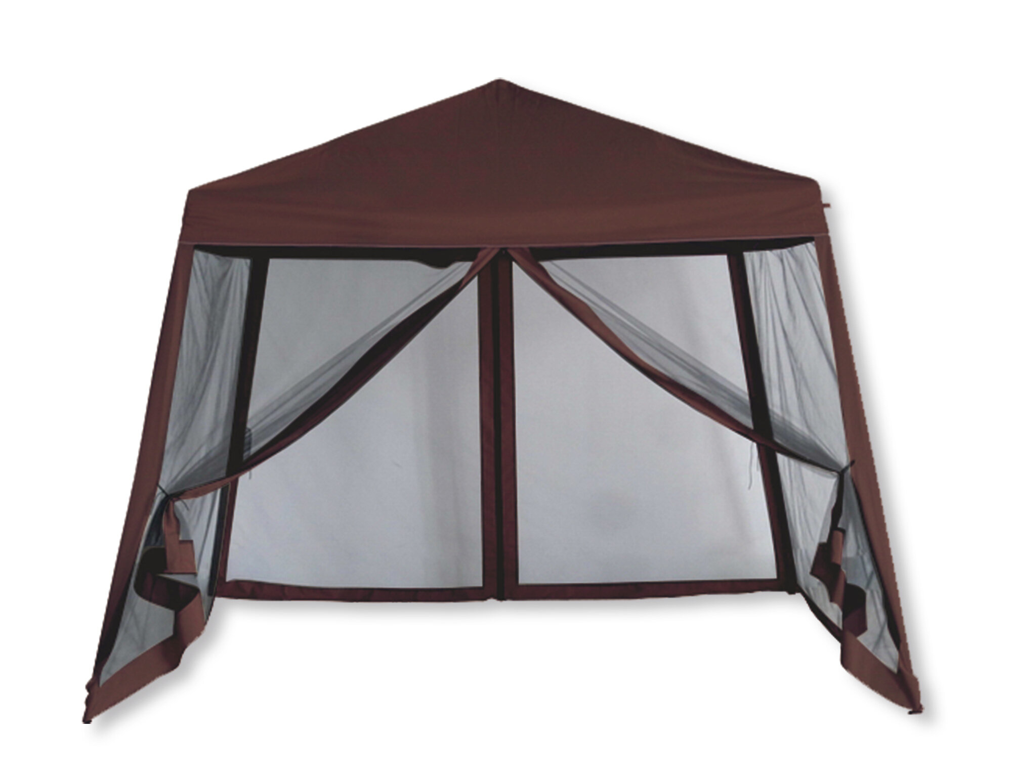 LUCKYERMORE Pop Up Canopy Tent with Mesh Side Wall 6x6x8 Height Adjustable Hexagon Outdoor Gazebos with Carry Bag for Patio Garden Backyard,Tienda emergente de Dosel 