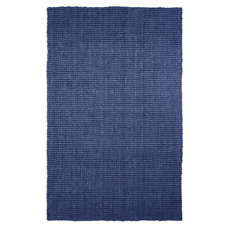 Gracie Oaks Kenworthy Hand Braided Jute Sisal Navy Blue Area Rug Reviews Wayfair