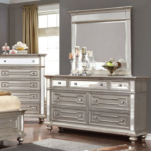 Amberly 7 Drawer Double Dresser by House of Hampton