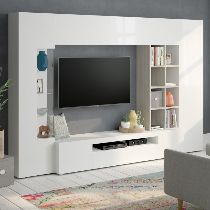 Wade Logan Entertainment Unit For Tvs Up To 58 Reviews Wayfair Co Uk