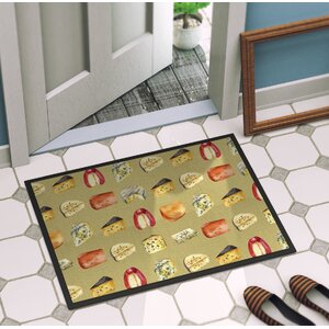 Cheeses Indoor/Outdoor Doormat