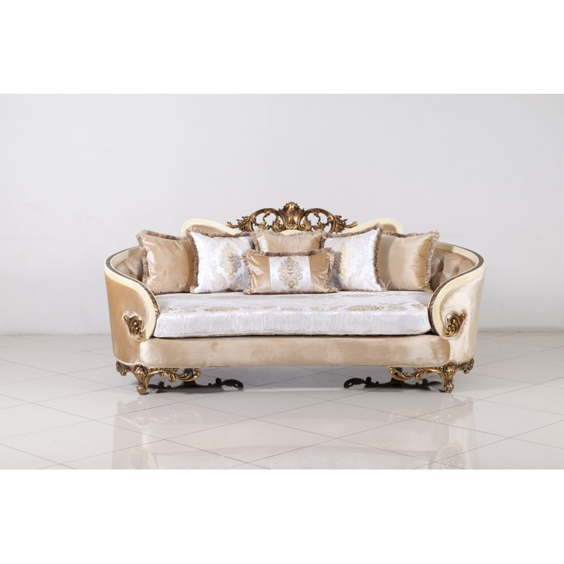Astoria Grand Phifer Chenille 98 Recessed Arm Sofa Wayfair Phifer Chenille 98 Recessed Arm Sofa