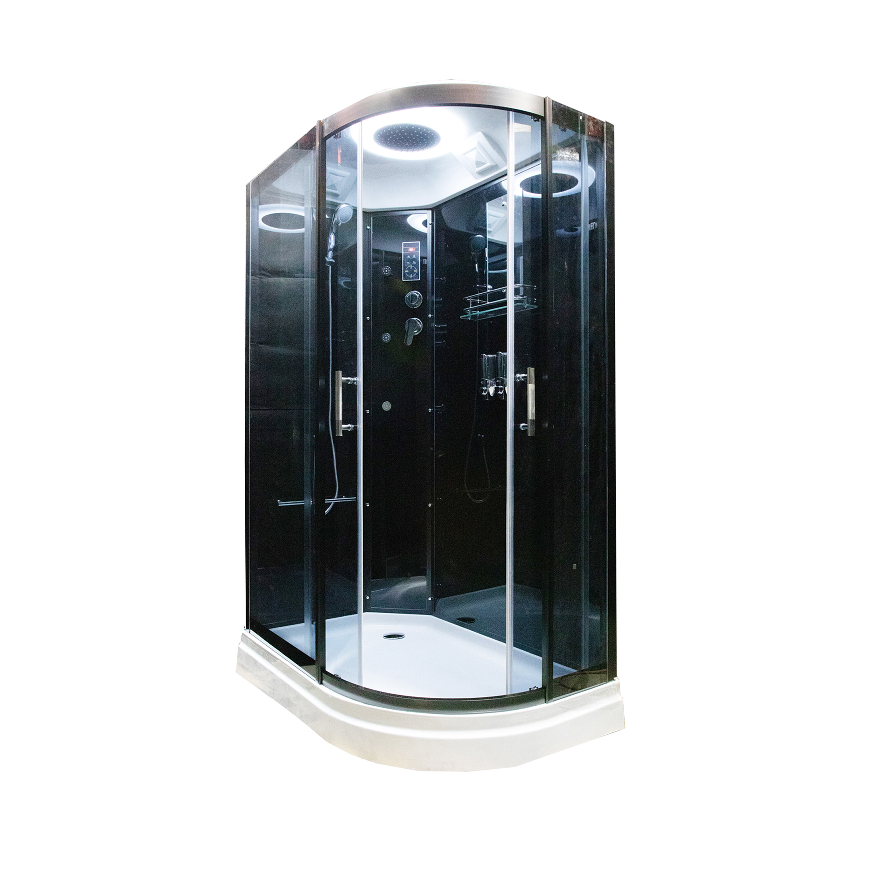 Royal Home Showers 47 W X 84 H Rectangle Sliding Steam Shower And Reviews Wayfair