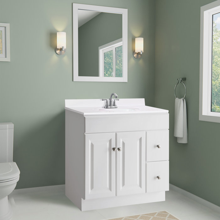 Alcott Hill Rothman Cultured Marble 37 Single Bathroom Vanity Top