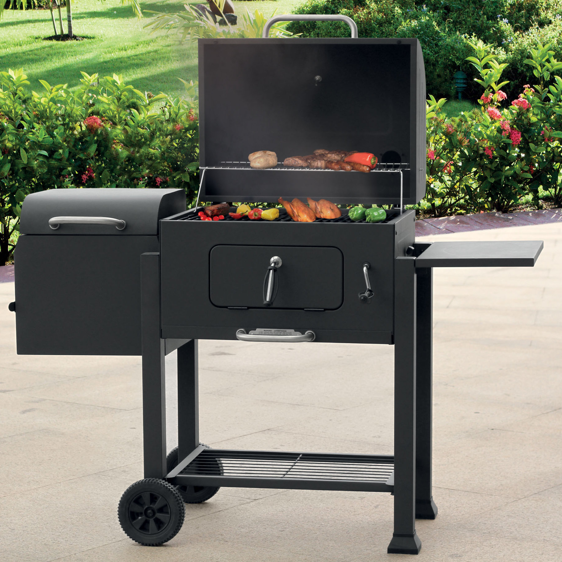 Landmann 11 Vista Barbecue Charcoal Grill With Smoker Reviews Landmann 11 Vista Barbecue Charcoal Grill With Smoker Reviews Wayfair