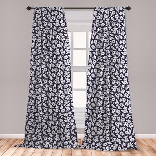 navy and white curtains target
