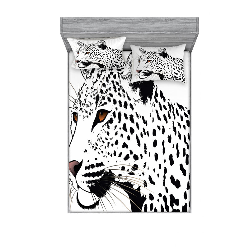 East Urban Home Big Cat Famous Of The Courage Leopard Head With
