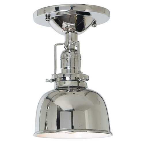 Breakwater Bay Shumway 1 Light 10 Simple Cone Semi Flush Mount Reviews Wayfair