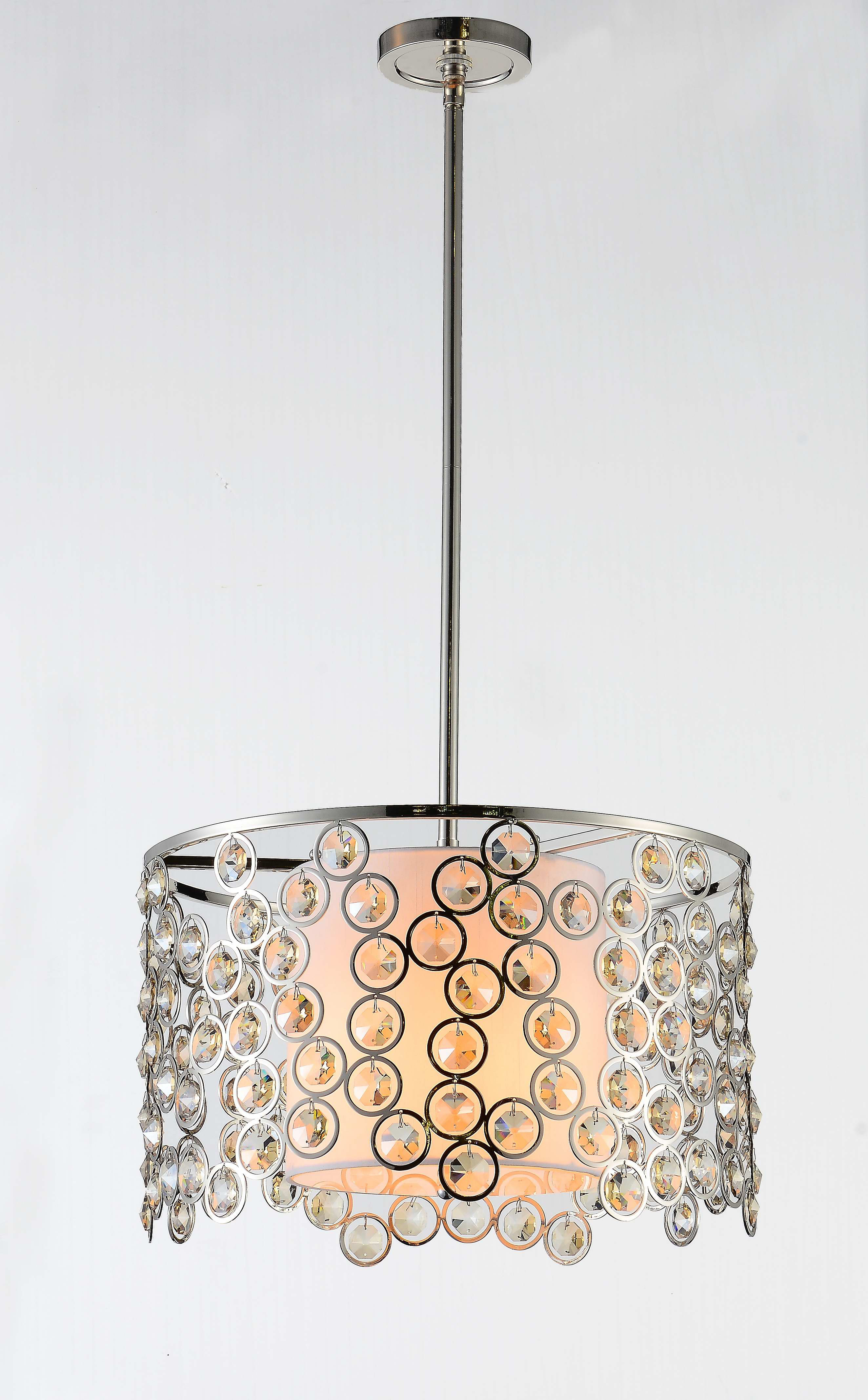 Latitude Run Mccool 3 Light Unique Statement Drum Chandelier Wayfair