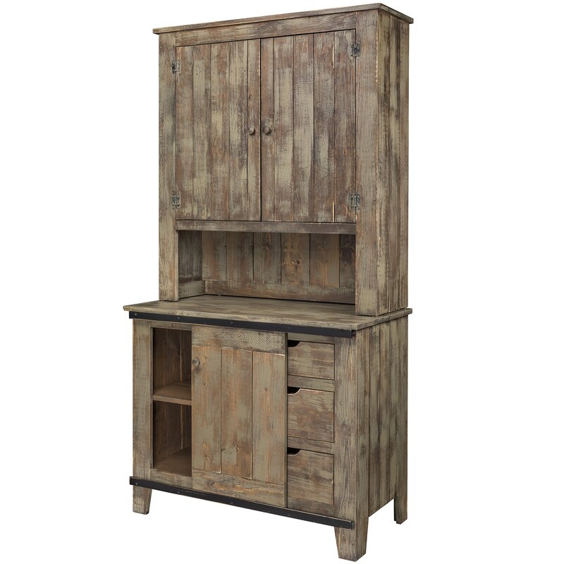 Loon Peak Chastain Hutch 80 Kitchen Pantry Wayfair