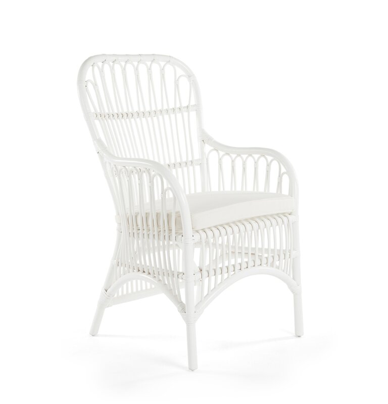 12 Best White Rattan & Bamboo Dining Chairs