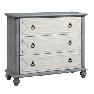 Louviere 3 Drawer Accent Chest