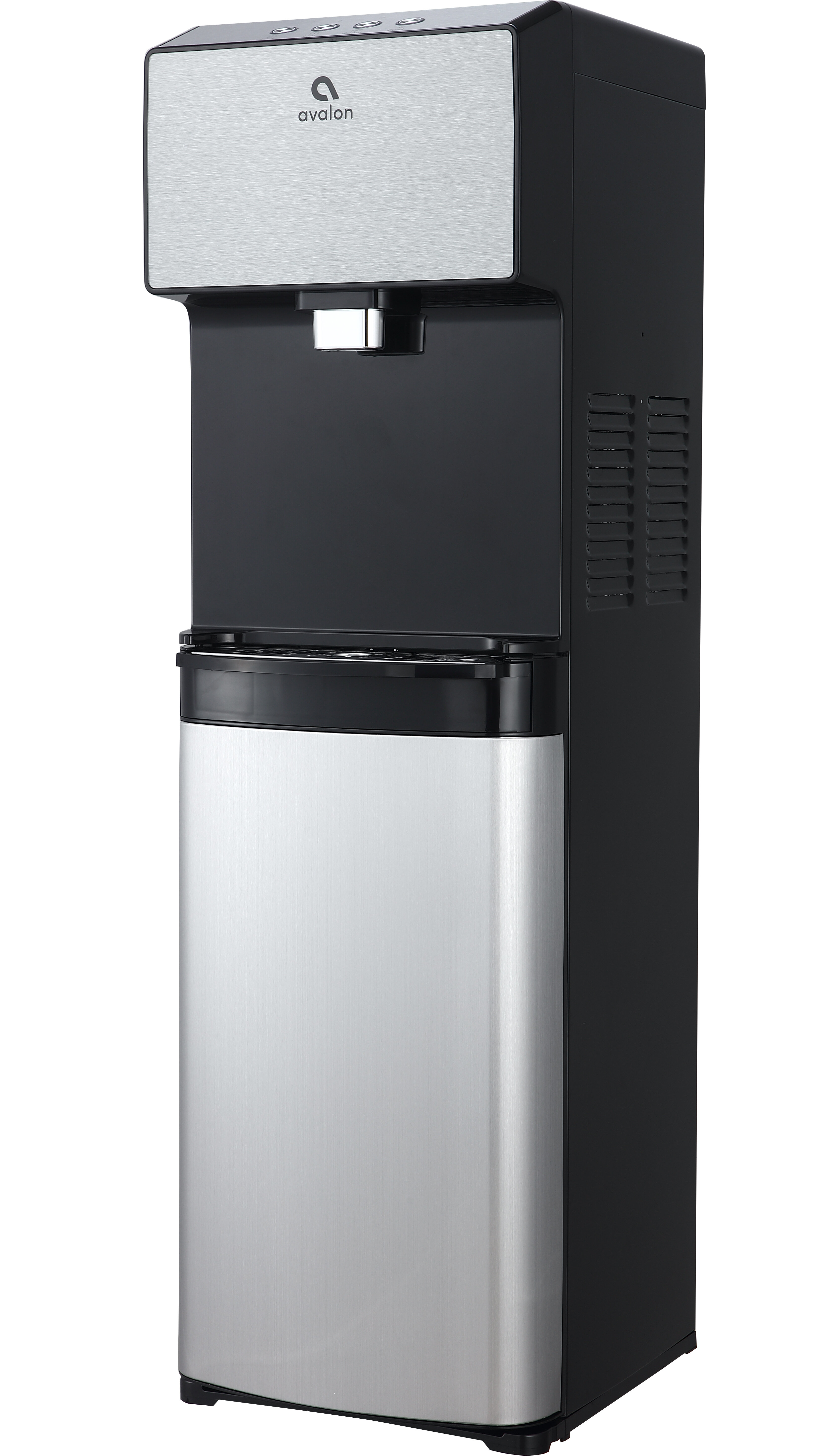 Self Cleaning Black Stainless Steel Avalon A14BLK Electronic Bottom Loading Cooler Water Dispenser-3 Temperatures