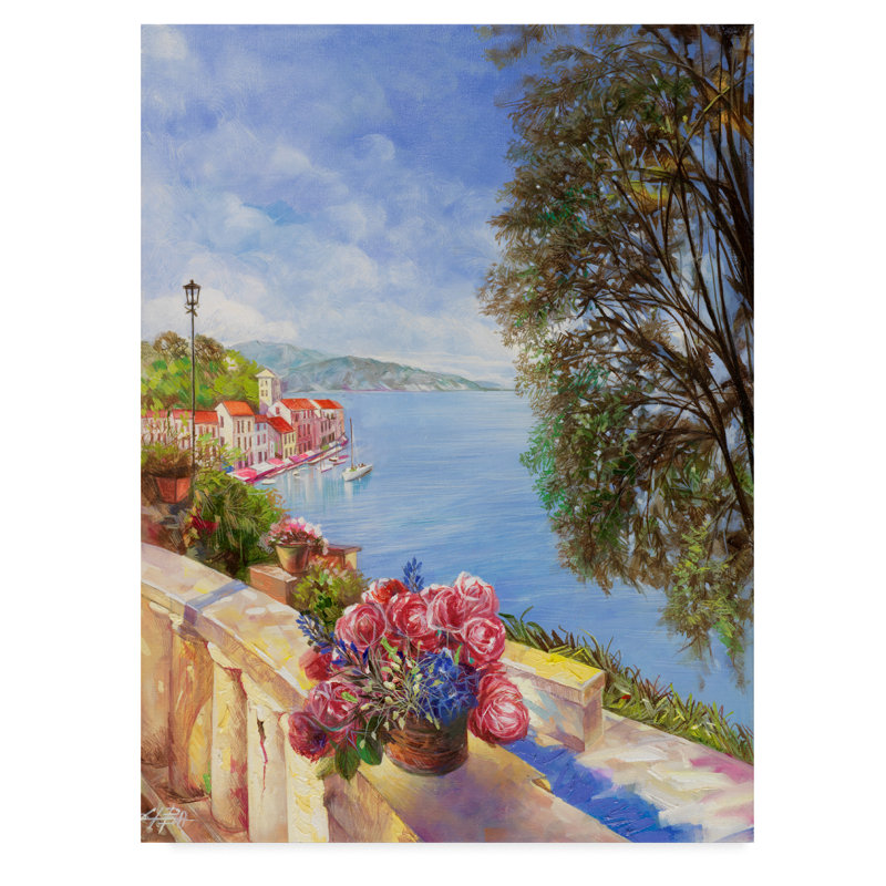 Fleur De Lis Living From The Balcony Acrylic Painting Print On
