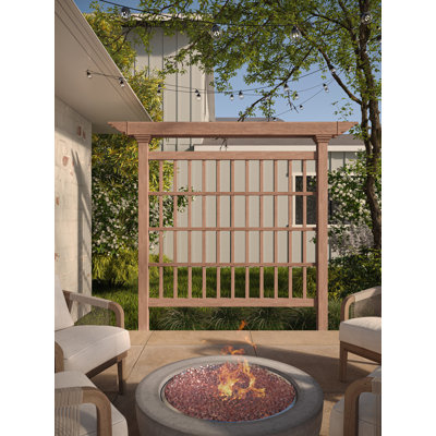 Colonial Composite Privacy Screen Vinyl Lattice Panel Trellis