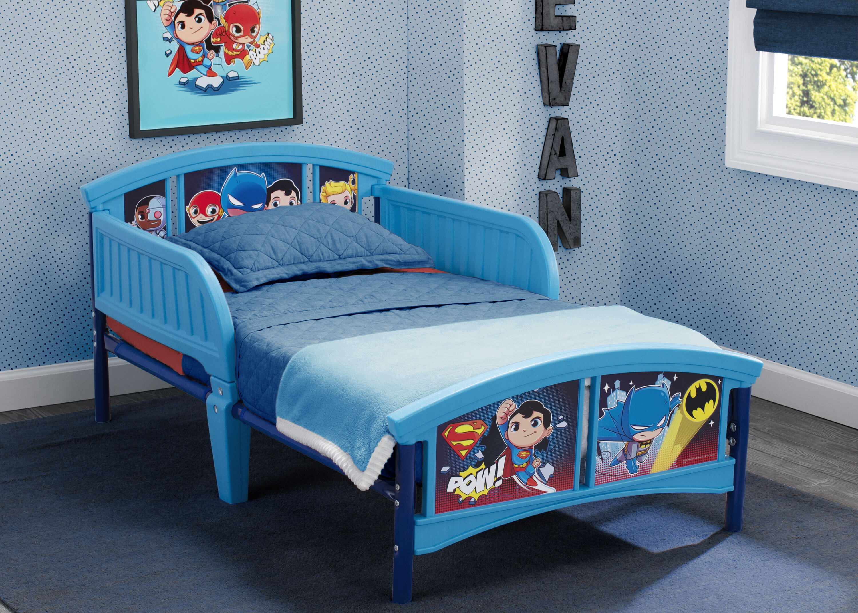 Bed Frame Only DC Super Friends Buddies Junior Toddler Bed 