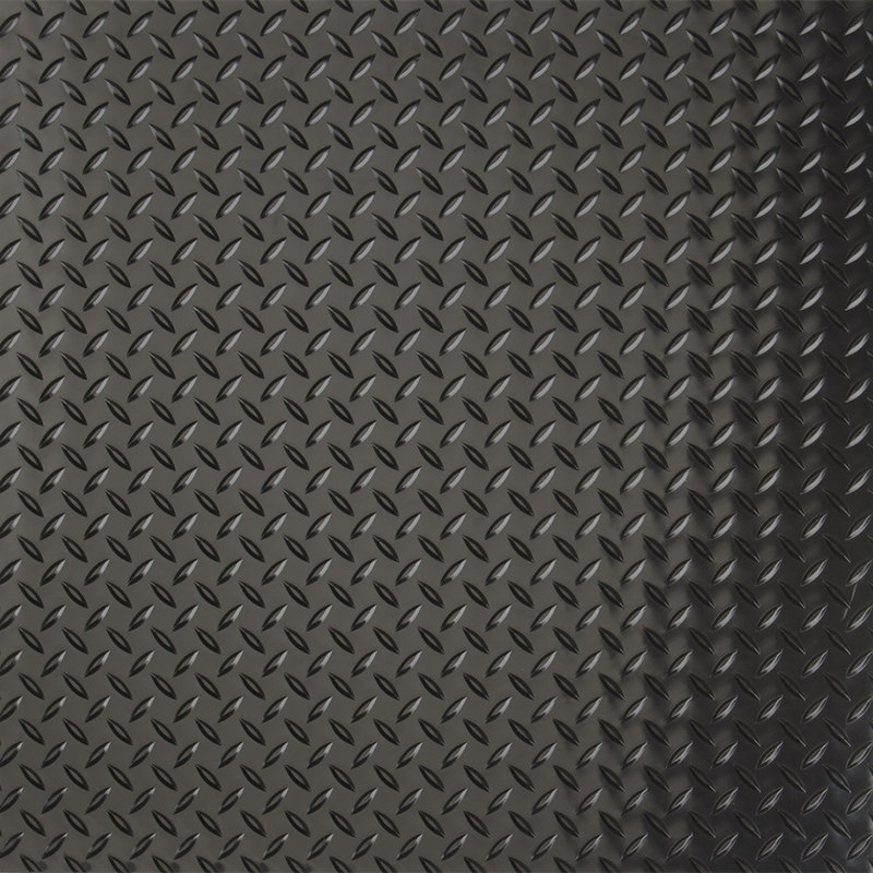 Non Slip Garage Floor Mat Vinyl Diamond Plate Flooring Covering 7.5 x 14 ft NEW