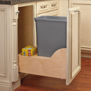 Kitchen Trash Can Under Sink Wayfair 10 Gallon Pullout Trash Can