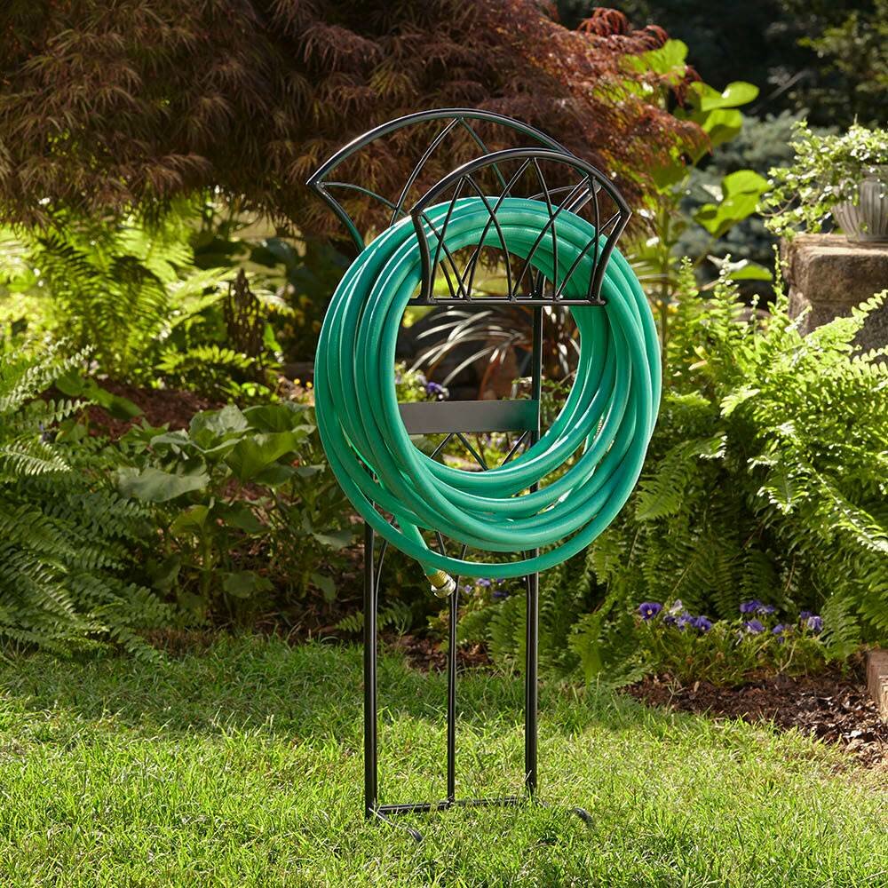 Liberty Garden Decorative Garden Hose Holder Reviews Wayfair   Decorative Garden Hose Holder 