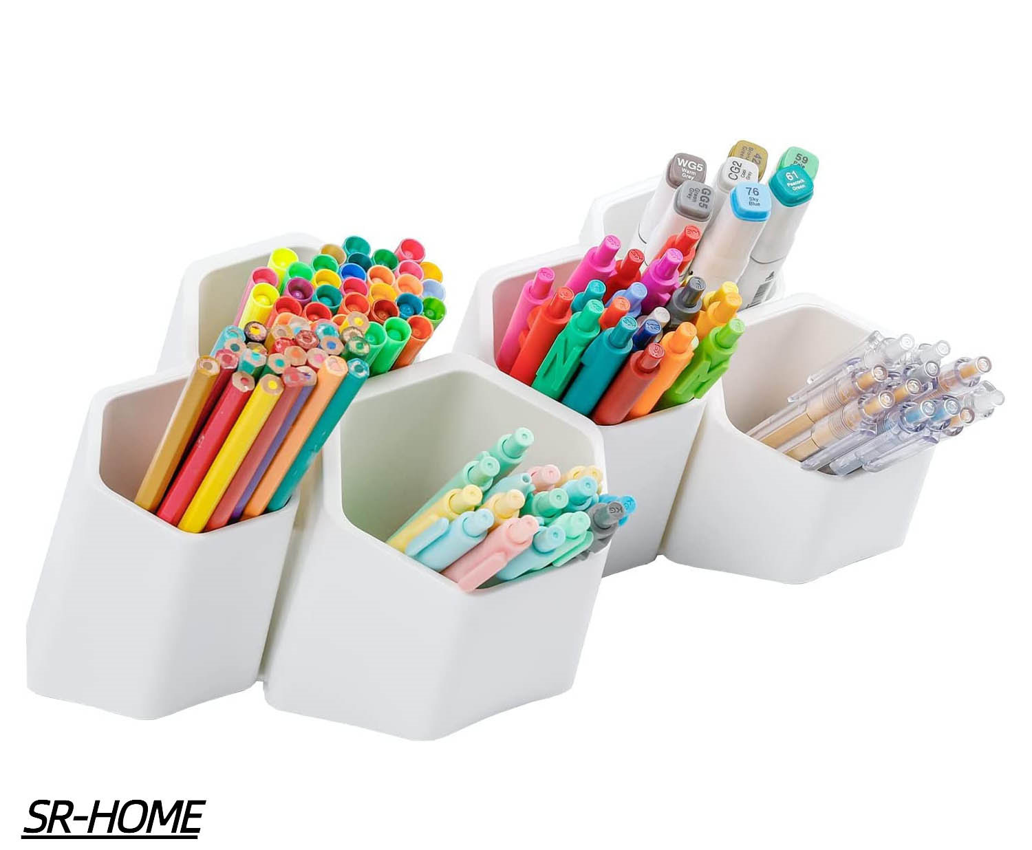 SRHOME Decorative Adhesive WallMounted Pen Holder Wayfair