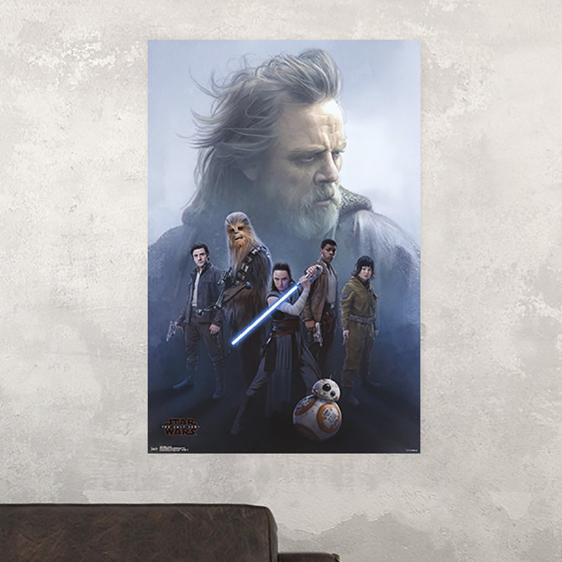 Star Wars Storm Trooper Stretched Movie Canvas Wall Art Sc-Fi Poster Print Leia