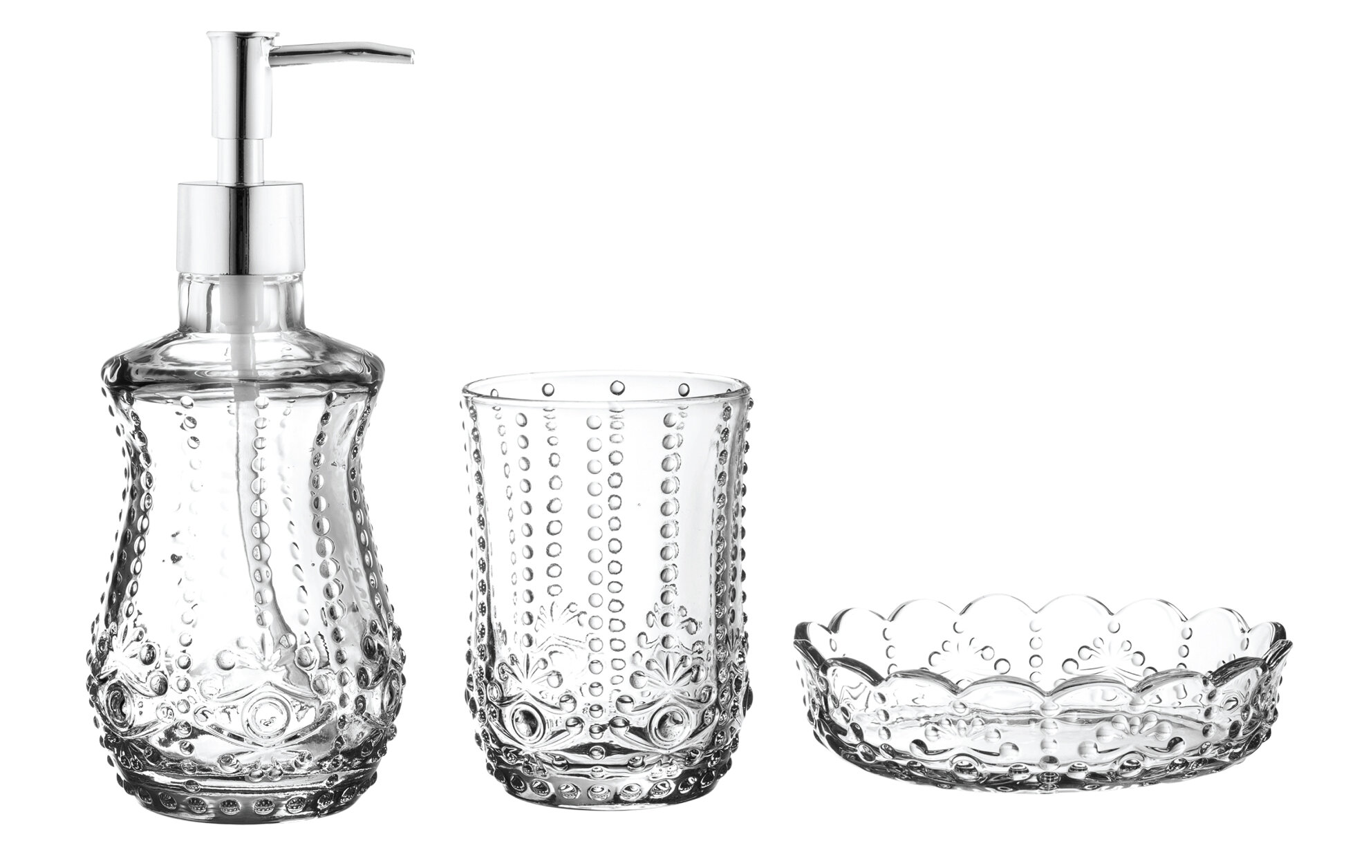 Alcott Hill Arya 3 Piece Bathroom Accessory Set Reviews Wayfair