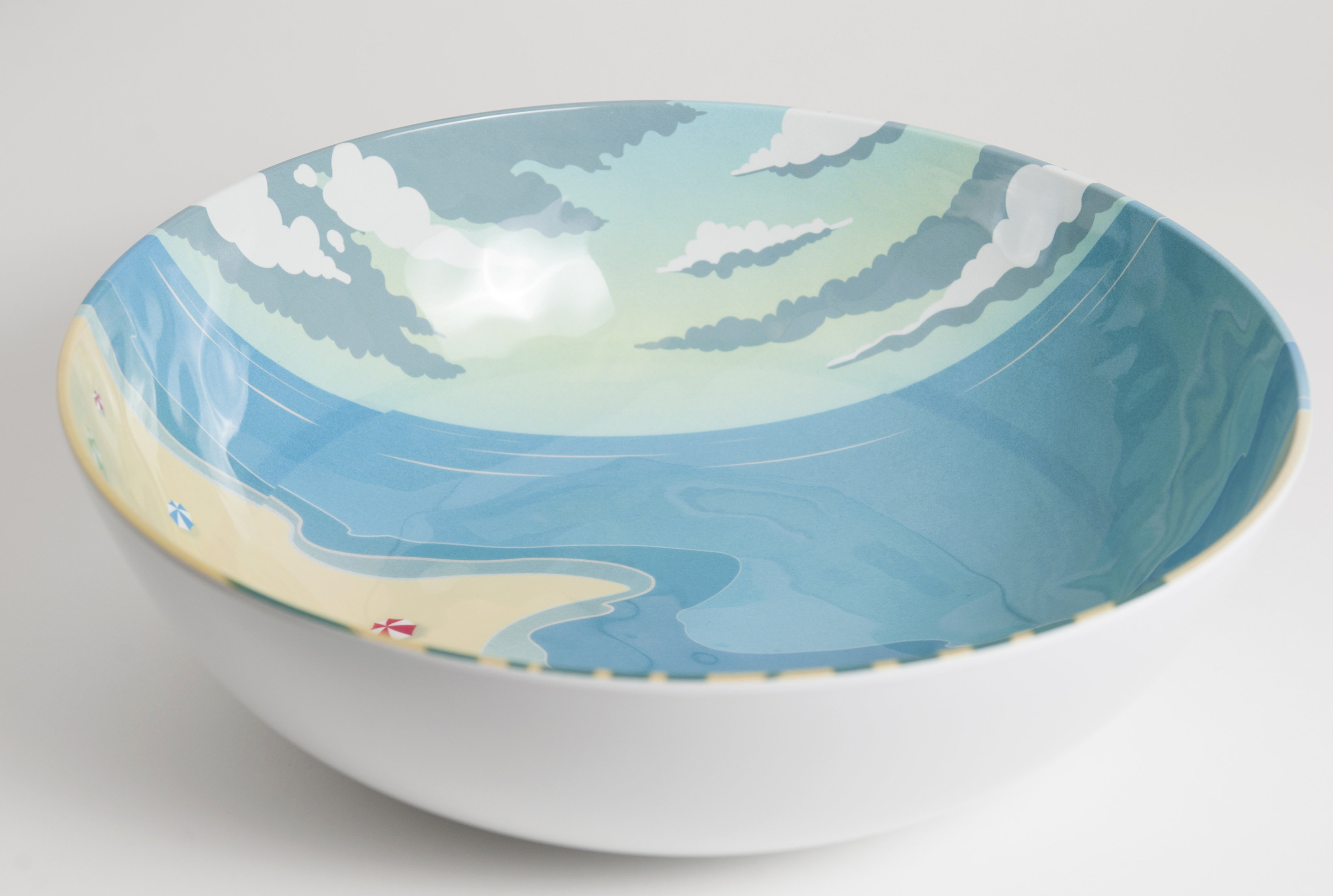 Galleyware Company Seaside Melamine Serving Bowl & Reviews | Wayfair Galleyware Company Seaside Melamine Serving Bowl & Reviews | Wayfair