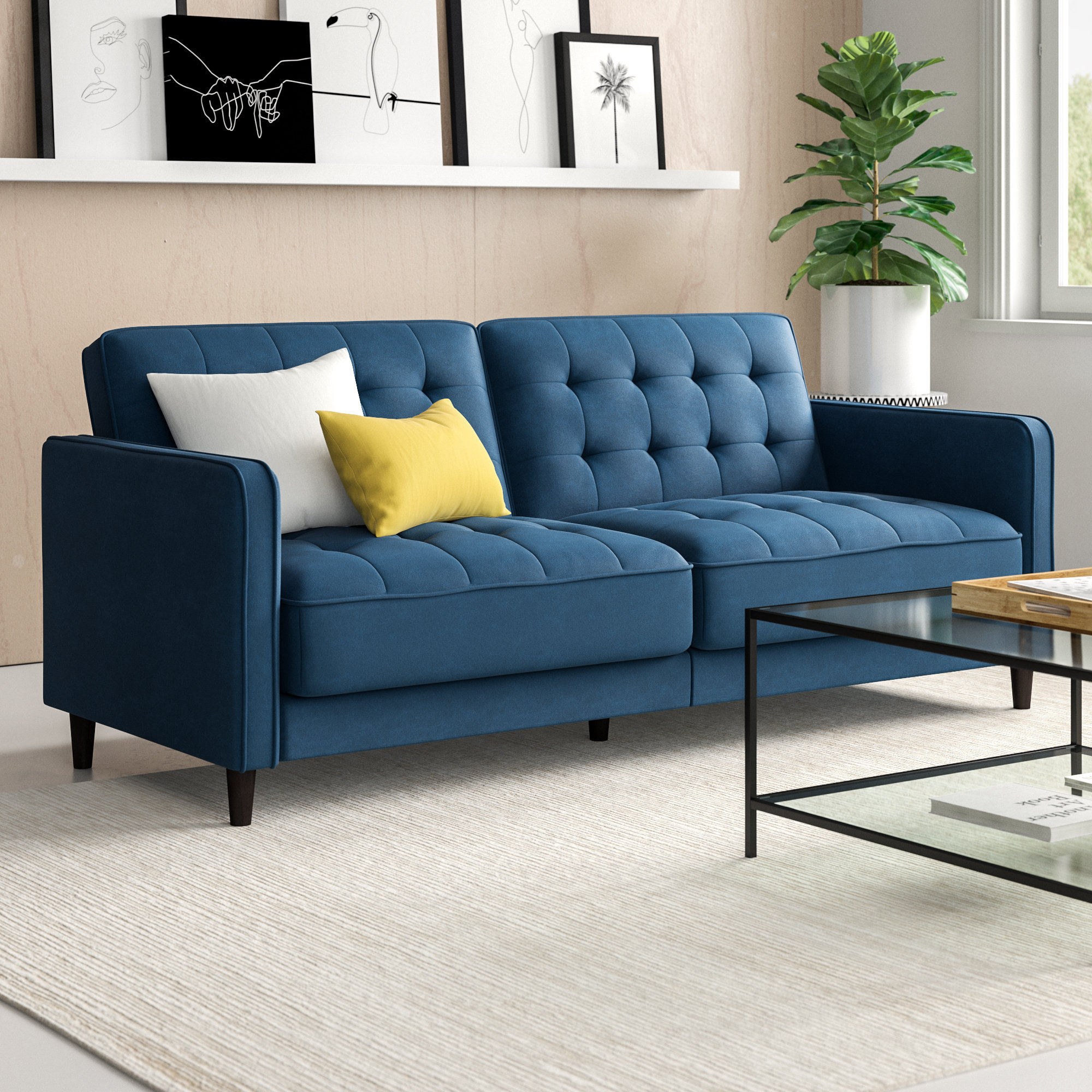 Zipcode Design Pepperell Sofa Bed Reviews Wayfair
