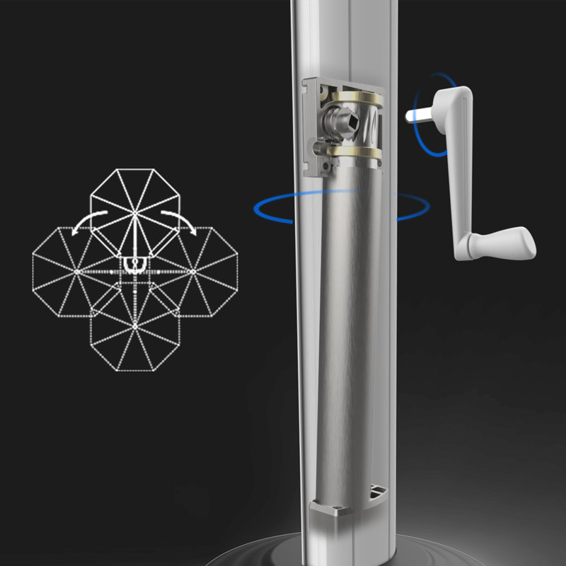 Latitude Run Sim 10 Ft X 13 Ft Rectangular Cantilever Reviews Wayfair