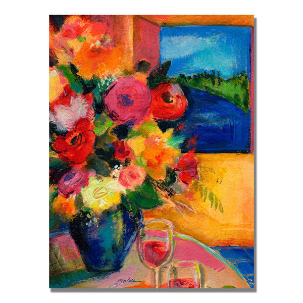 Trademark Art Room With A View By Sheila Golden Framed Painting